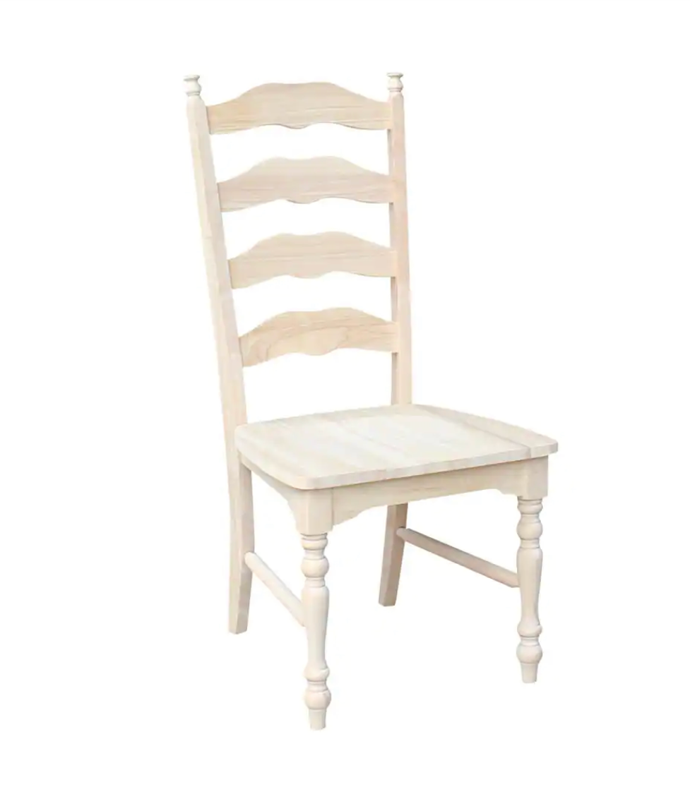 The Ladder Back Farmhouse Chair (Set of 2)